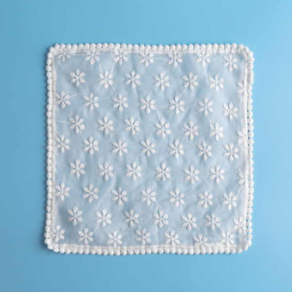 Lucknowi Chikankari Square Placemat