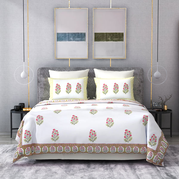 Blockprint Cotton Bedsheet- 02