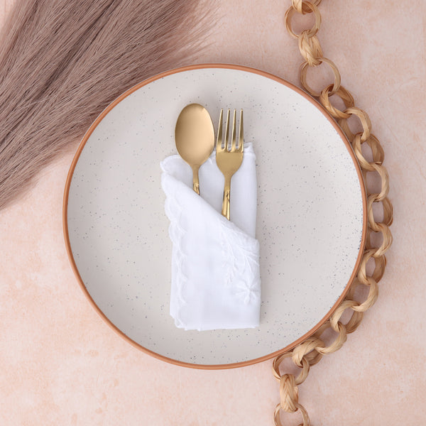 Lucknowi Chikankari Table Napkins