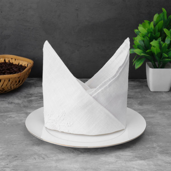 Lucknowi Chikankari Table Napkins